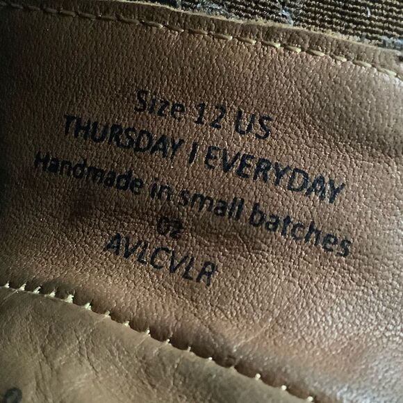 Thursday Cavalier Brown Suede Slip On Men’s Chelsea Boots Sz 12 Southwestern main image 7